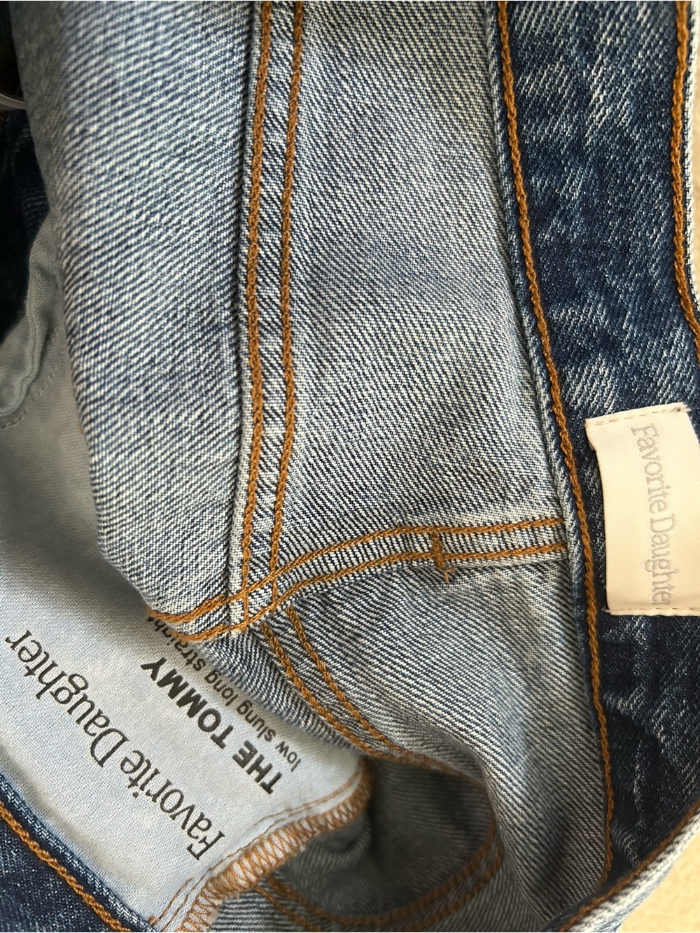 Favorite Daughter Distressed The Tommy Low Slung long straight jeans - Boston - Picture 10 of 11